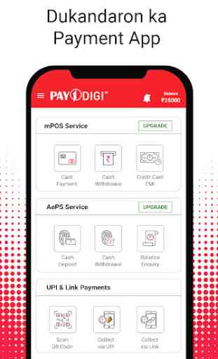 Pay1 Digi - AEPS, mPOS, UPI, Link Based Payments 1