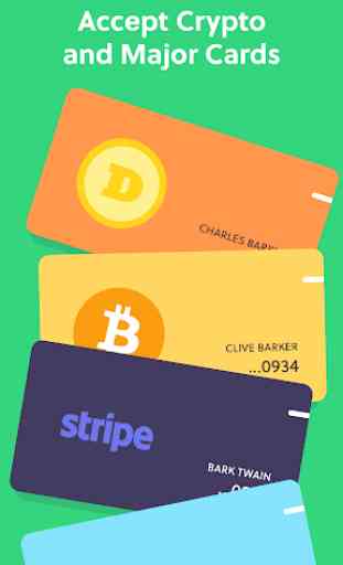 Prodoge - Send Money.  Accept Crypto & Cards. 2