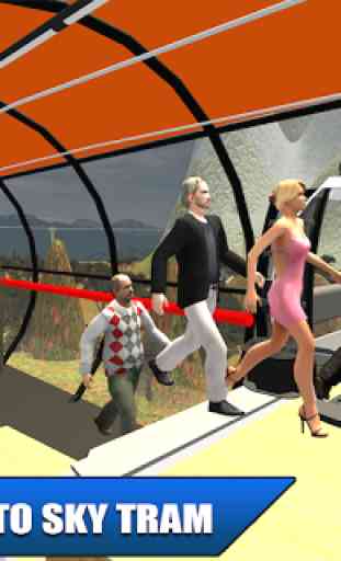 Real Sky Tram Cable Car Driving: Tourist Simulator 2