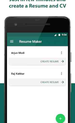 Resume Builder - Resume Creator Free CV Maker 1