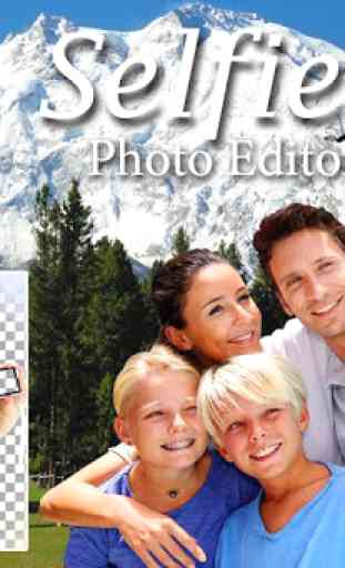 Selfie Camera Photo Editor : Cut paste Editor 1