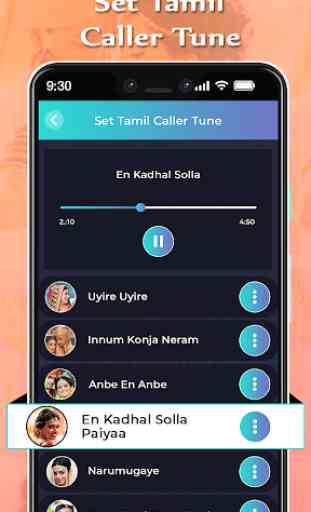 Set Tamil Caller Tune Song 2