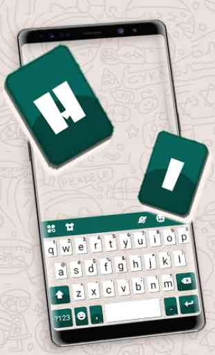 Sms Chatting New Keyboard Theme 1