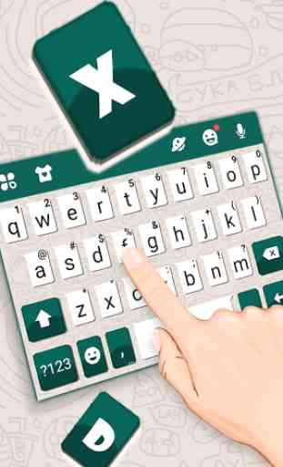 Sms Chatting New Keyboard Theme 2