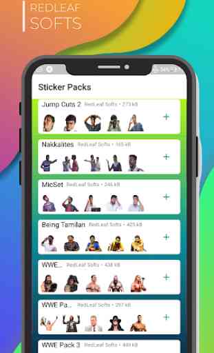 Tamil WAStickerApps : Youtubers, WWE stickers app 3