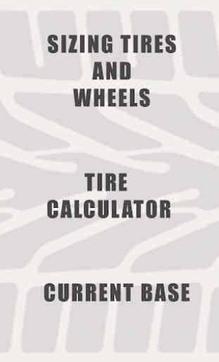 Tire and wheel size 1