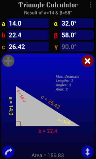 Triangle Calculator 2
