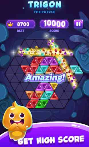 Trigon Jewel: Triangle Block Puzzle Game 3