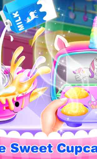 Unicorn Cupcake Maker- Baking Games For Girls 4