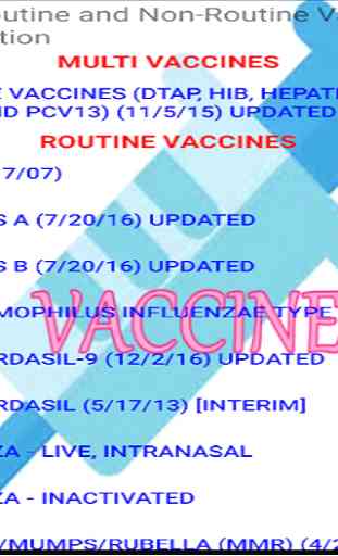 Vaccines Information 1