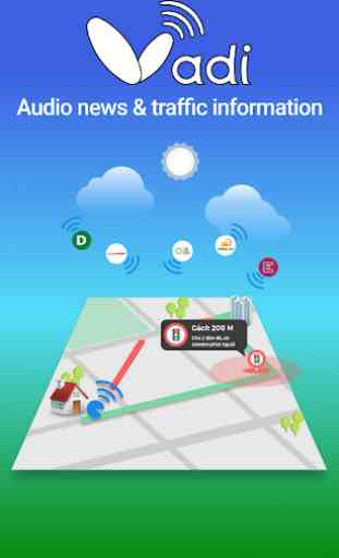 VADI 24h audio news & maps, navigation, traffic 1