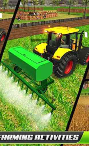 Virtual Farmer Tractor: Modern Farm Animals Game 2