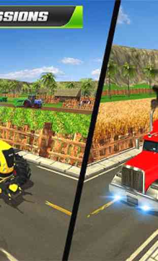 Virtual Farmer Tractor: Modern Farm Animals Game 3