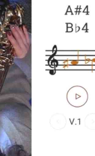 2D Saxophone Fingering Chart 3