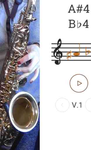 2D Saxophone Fingering Chart 4