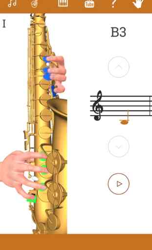 3D Saxophone Fingering Chart 1