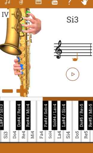 3D Saxophone Fingering Chart 2