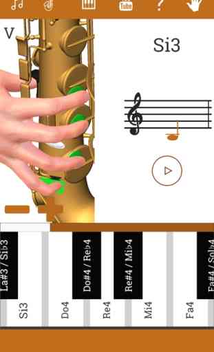 3D Saxophone Fingering Chart 3