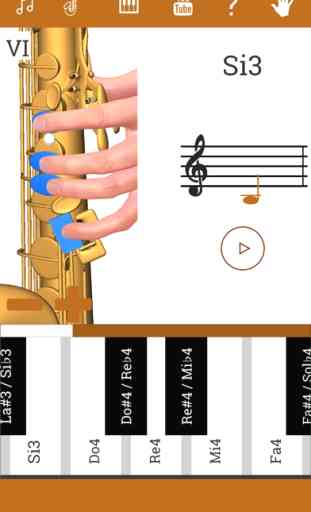 3D Saxophone Fingering Chart 4
