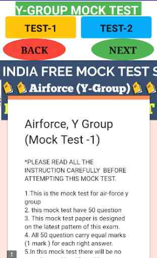 Air-force Y-group Free mock test papers,2020 2