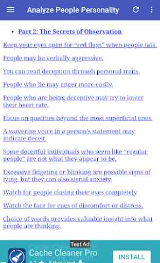 Analyze People Personality 2