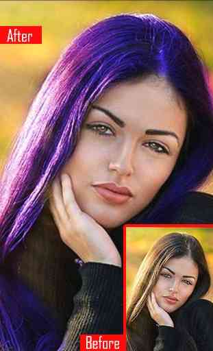 Auto Hair Color Changer : hair makeover 1