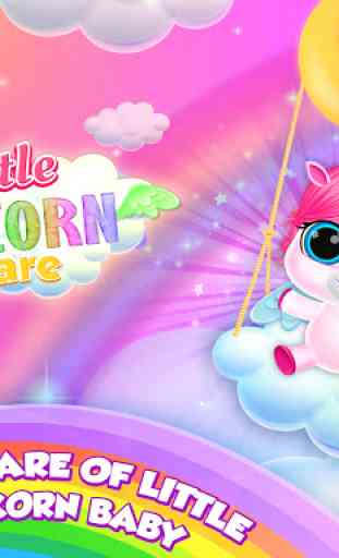 Baby Unicorn Care Pet Pony 1