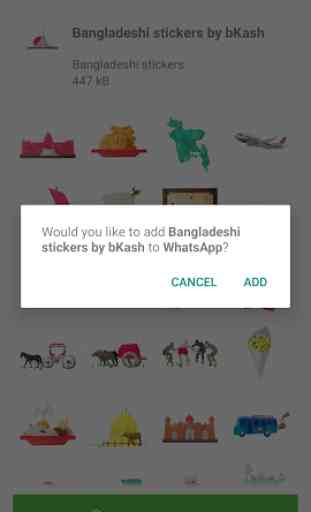 Bangladeshi Stickers by bKash 2