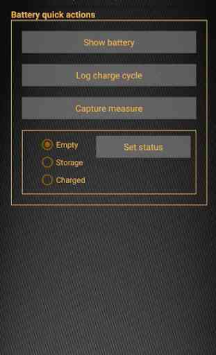 Battery Manager - Manage your RC model batteries 1