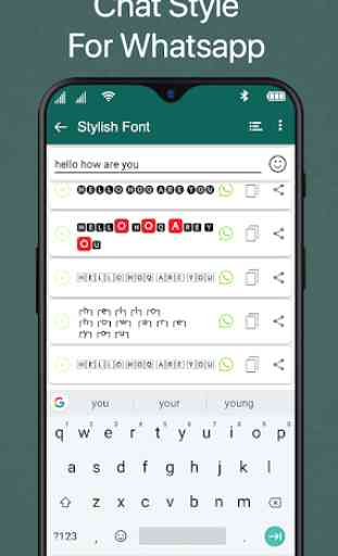 Chat Style For Whatsapp : Stylish Font & Text 1