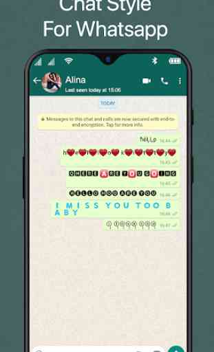 Chat Style For Whatsapp : Stylish Font & Text 2