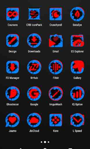 Cracked Red and Blue Icon Pack ✨Free✨ 3