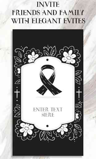 Death Invitation Card Maker 1
