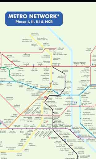 Delhi Metro Map 2