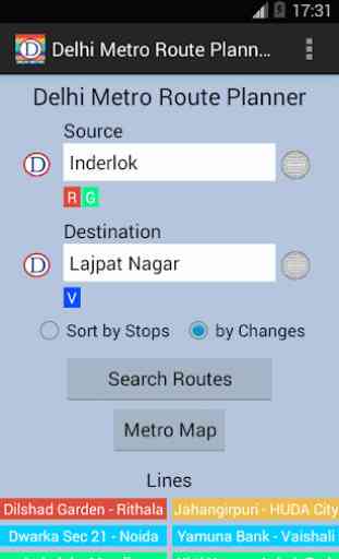 Delhi Metro Route Planner 1