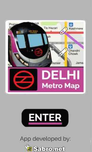 Delhi Metro Subway Map Offline 1
