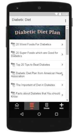 Diabetic Diet Plan 2