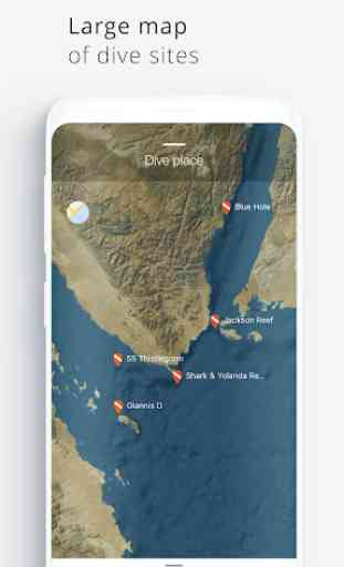 Dive Number-diving logbook and dive site map 1