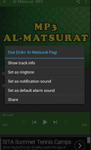 Doa Dzikir Al-Matsurat MP3 4