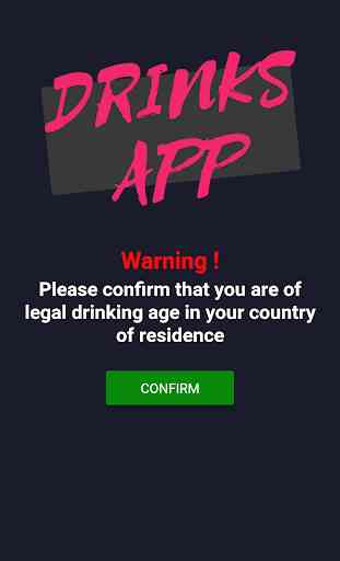 Drinks App 1
