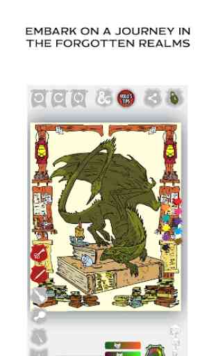 Dungeons & Dragons Coloring App 1