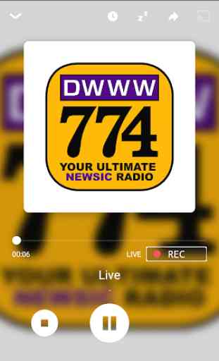 DWWW 774 Radio App 3