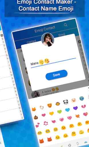 Emoji Contact Maker - Contact Name Emoji 2