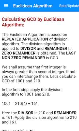 Euclidean Algorithm : GCD and Linear Combination 4