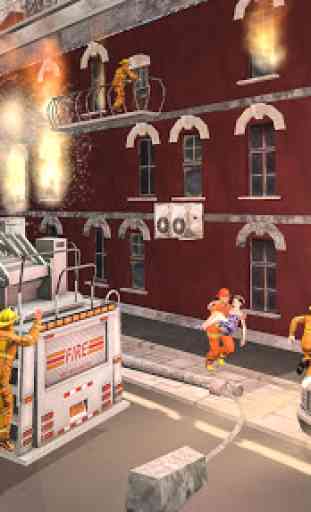 Fire Truck Simulator Rescue 911 Fire Fighting Game 4