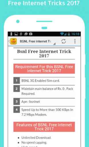 Free Internet Tricks 2017 3