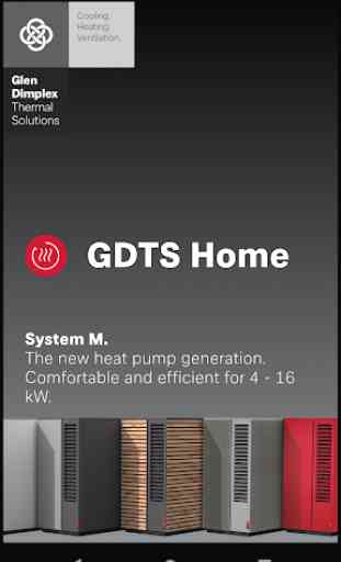 GDTS Home - System M Remote Control - Glen Dimplex 1
