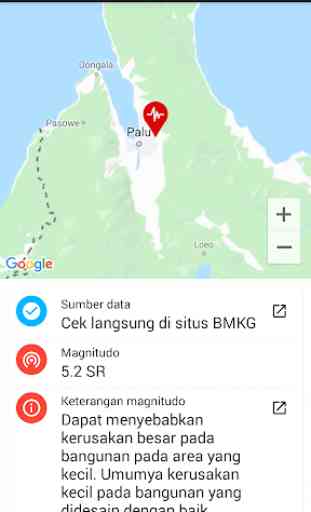 Info Gempa Indonesia,  Bersumber dari BMKG 2