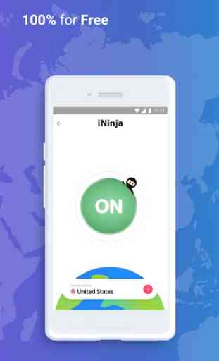 iNinja VPN - Free Unlimited VPN app 3