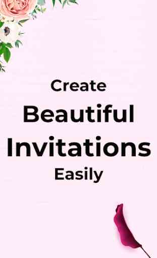 Invitation Maker Free, Paperless Card Creator 1